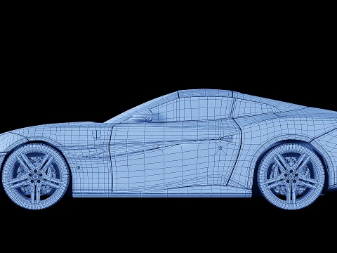 Ferrari Portofino 2017 3D Model