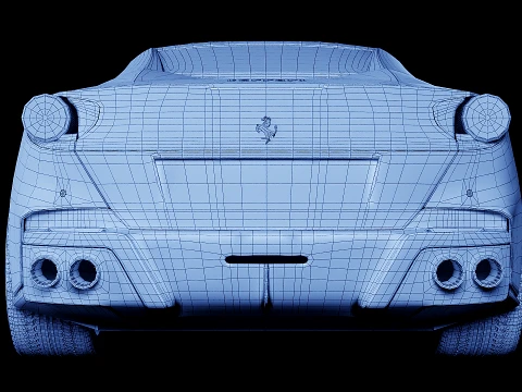 Ferrari Portofino 2017 3D Model