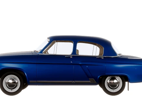 GAZ 21 USSR 3D Model