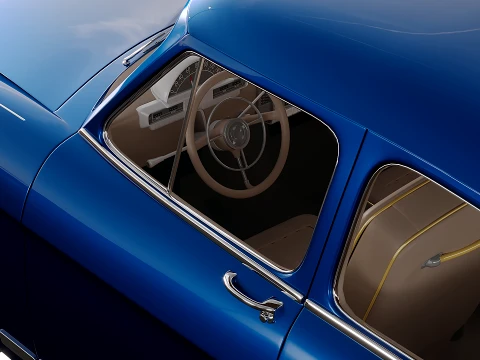 GAZ 21 USSR 3D Model