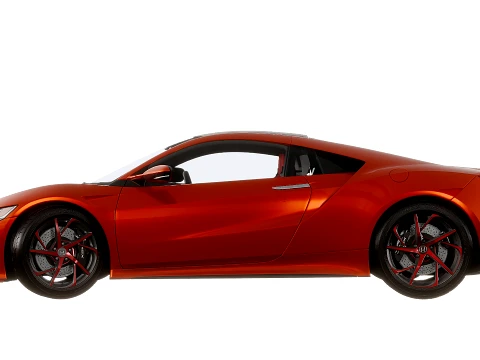 Honda NSX 2017 3D Model