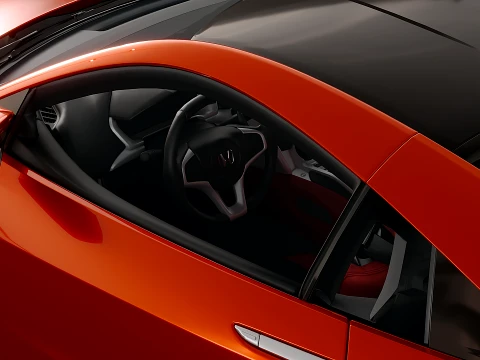 Honda NSX 2017 3D Model