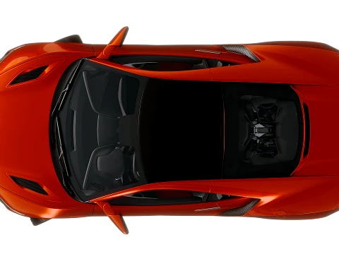 Honda NSX 2017 3D Model