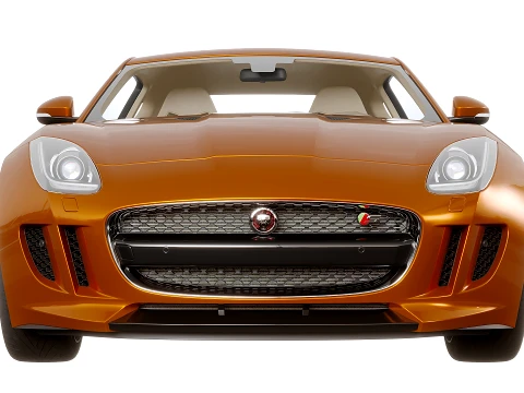 Jaguar F-Type R Coupe 2015 3D Model