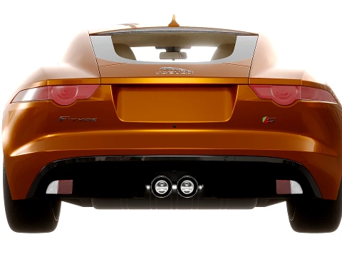 Jaguar F-Type R Coupe 2015 3D Model