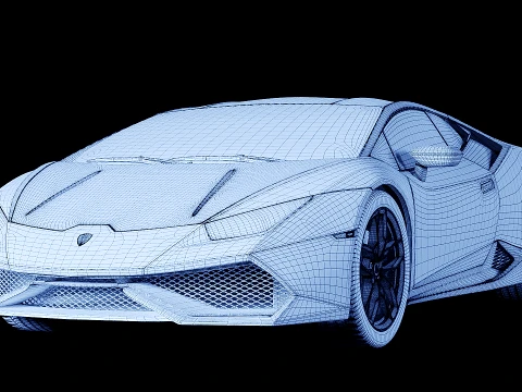 Huracan 2021 3D Model