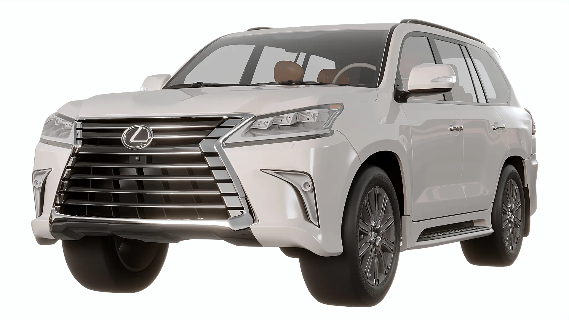 Lexus LX 2016 3D Model .c4d .max .obj .3ds .fbx .stl .blend 