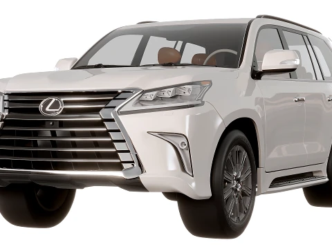 Lexus LX 2016 3D Model