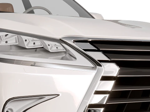 Lexus LX 2016 3D Model