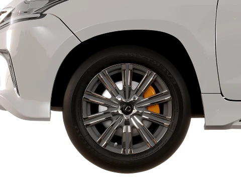 Lexus LX 2016 3D Model