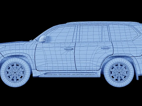 Lexus LX 2016 3D Model
