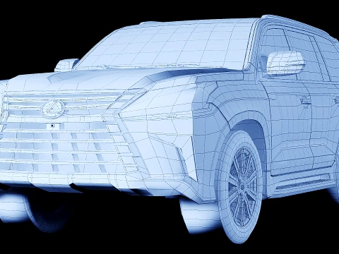 Lexus LX 2016 3D Model