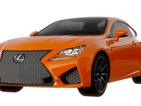 Lexus RC F 2015 3D Model