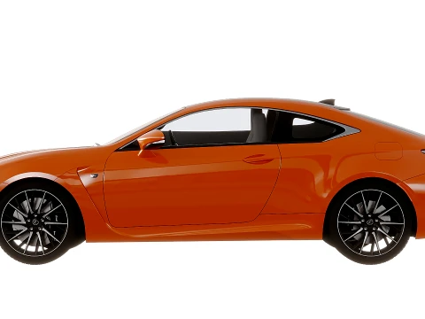 Lexus RC F 2015 3D Model