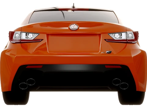 Lexus RC F 2015 3D Model