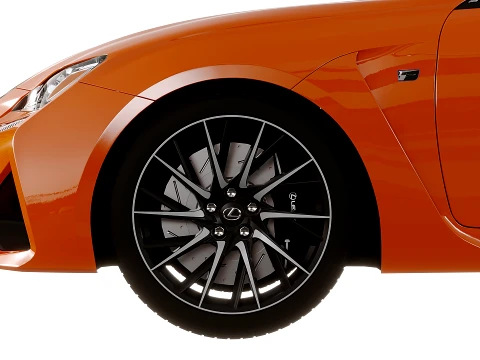 Lexus RC F 2015 3D Model