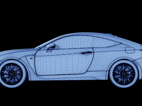 Lexus RC F 2015 3D Model