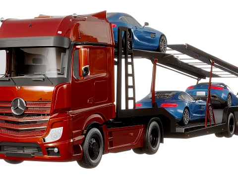 Mercedes Actros 2014 3D 모델