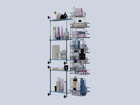 Accessories and cosmetics for the bath 3D Model