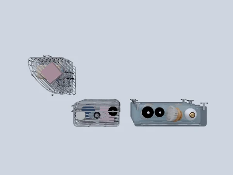 Accessories and cosmetics for the bath 3D Model