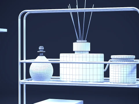Accessories and cosmetics for the bath 3D Model