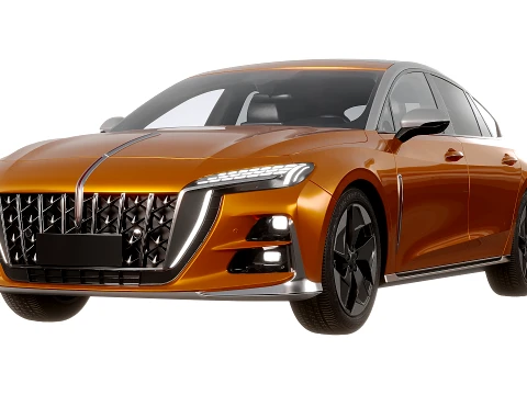 Electric car Hongqi H6 2025 Modèle 3D