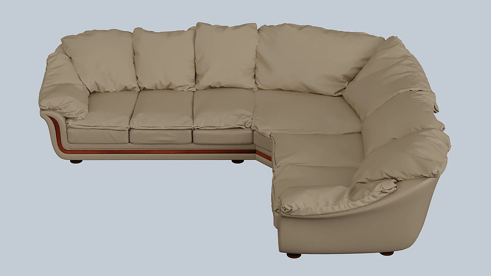 Angular sofa 3D Model .c4d .max .obj .3ds .fbx .stl .blend 
