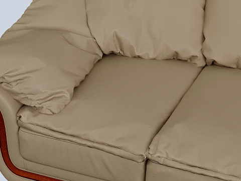 Angular sofa 3D Model