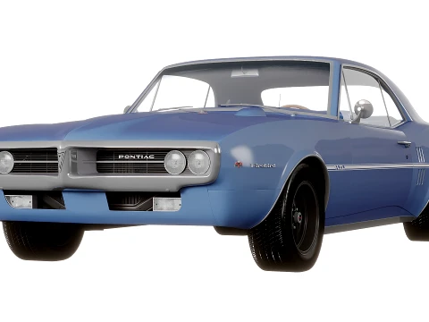 Pontiac Firebird 1967 3D Modell