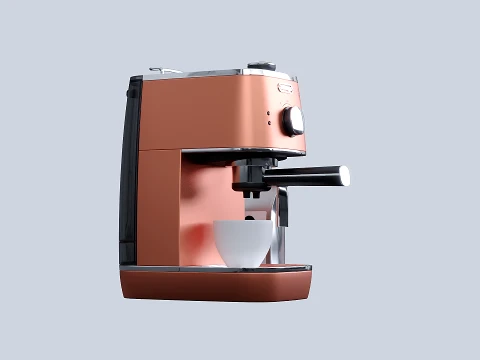 Coffee machine DeLonghi Distinguished ECI 341 CP 3Dモデル