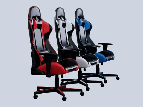 Computer chair DXRacer 3D Model