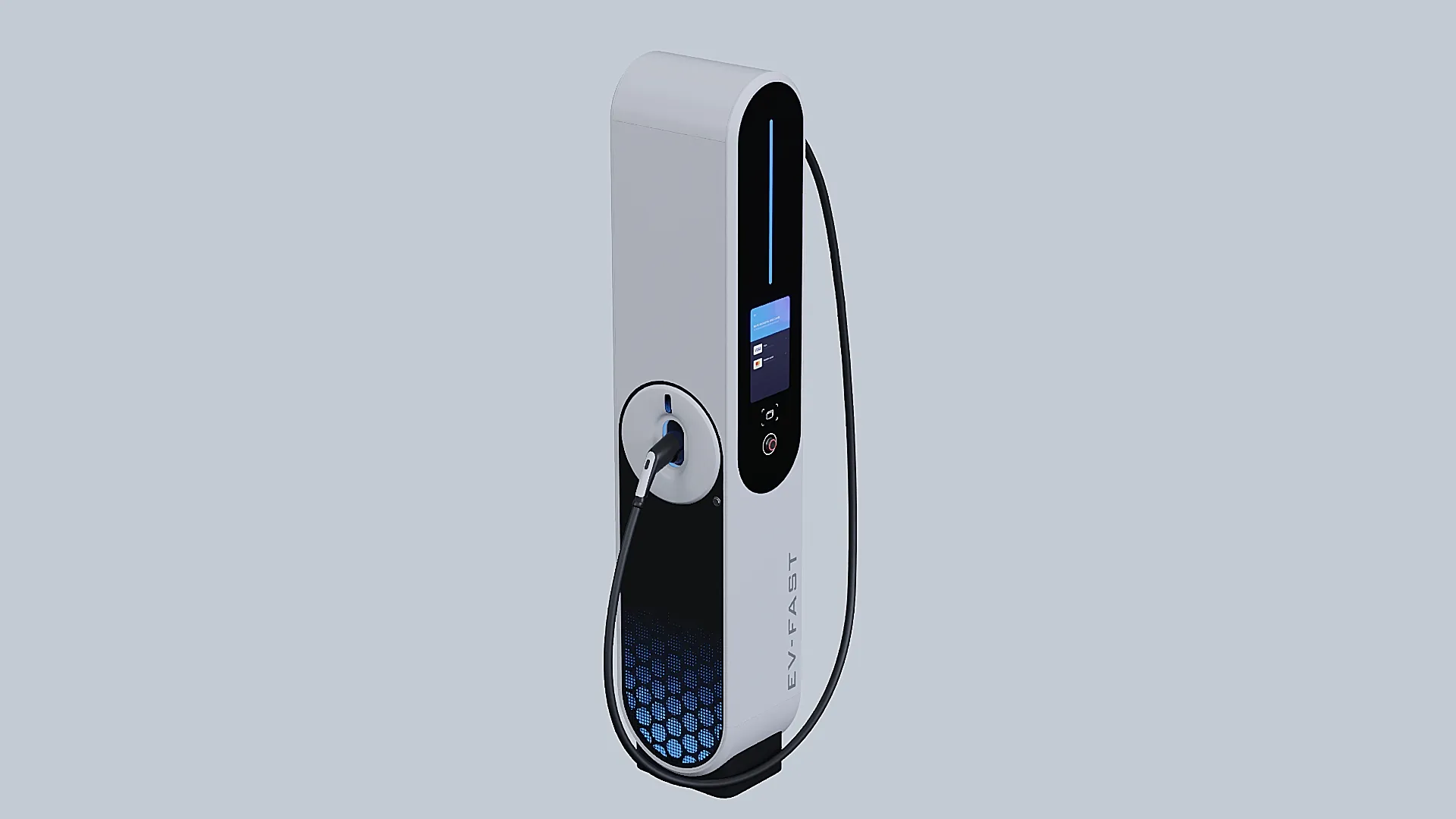 EV Charger 3D Model .c4d .max .obj .3ds .fbx .stl .blend 