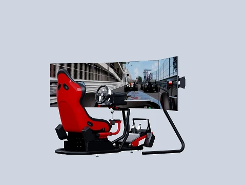 Racing Game Simulator Model 3D