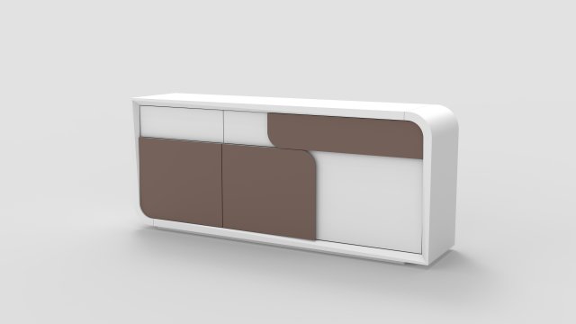 SIDEBOARD 3D Model .c4d .max .obj .3ds .fbx .stl .blend 