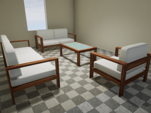 Kit Sala de Estar 3D Model