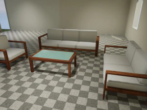 Kit Sala de Estar 3D Model