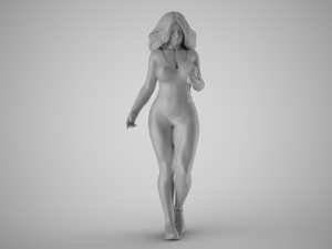 Girl Expressing her Ideas Modelo de impresión 3D