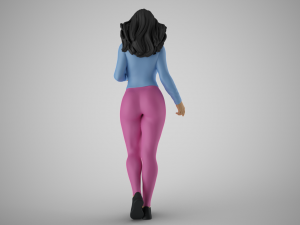 Girl Expressing her Ideas Modelo de impresión 3D