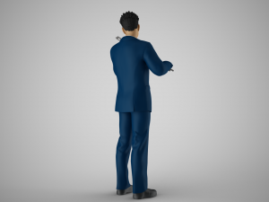 Violinist Man Modello di stampa 3D