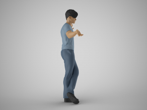 Man Who Raises Matters 3D 프린트 모델
