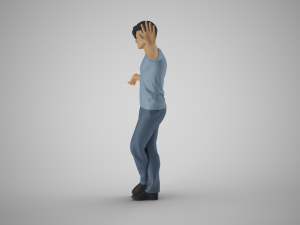 Man Who Raises Matters 3D 프린트 모델