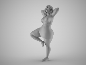 Hopeful Girl 3D Print Model