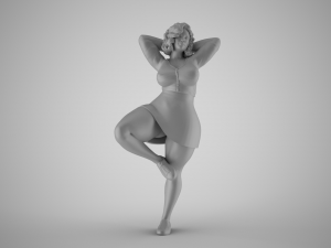 Hopeful Girl 3D Print Model