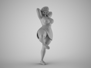 Hopeful Girl 3D Print Model