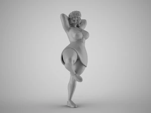 Hopeful Girl 3D Print Model