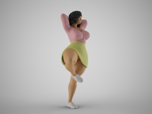 Hopeful Girl 3D Print Model