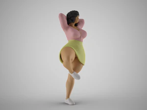 Hopeful Girl 3D Print Model