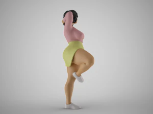 Hopeful Girl 3D Print Model