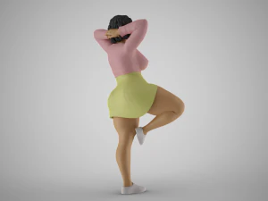 Hopeful Girl 3D Print Model