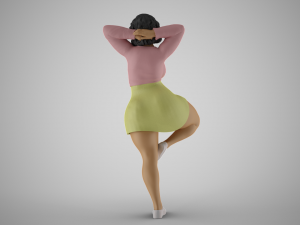 Hopeful Girl 3D Print Model
